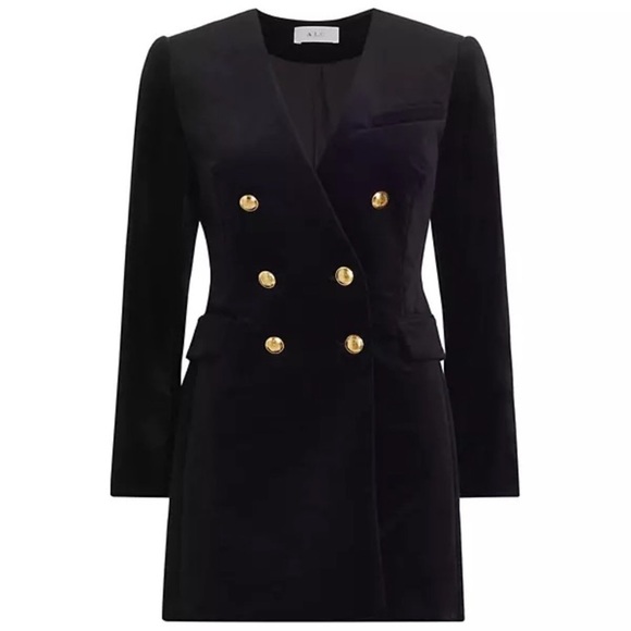 A.L.C Chelsea Velvet Blazer Dress - Picture 7 of 7